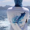 Bob Marlin Performance Shirt Ocean Marlin White