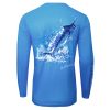 Bob Marlin Performance Shirt Ocean Marlin Blue